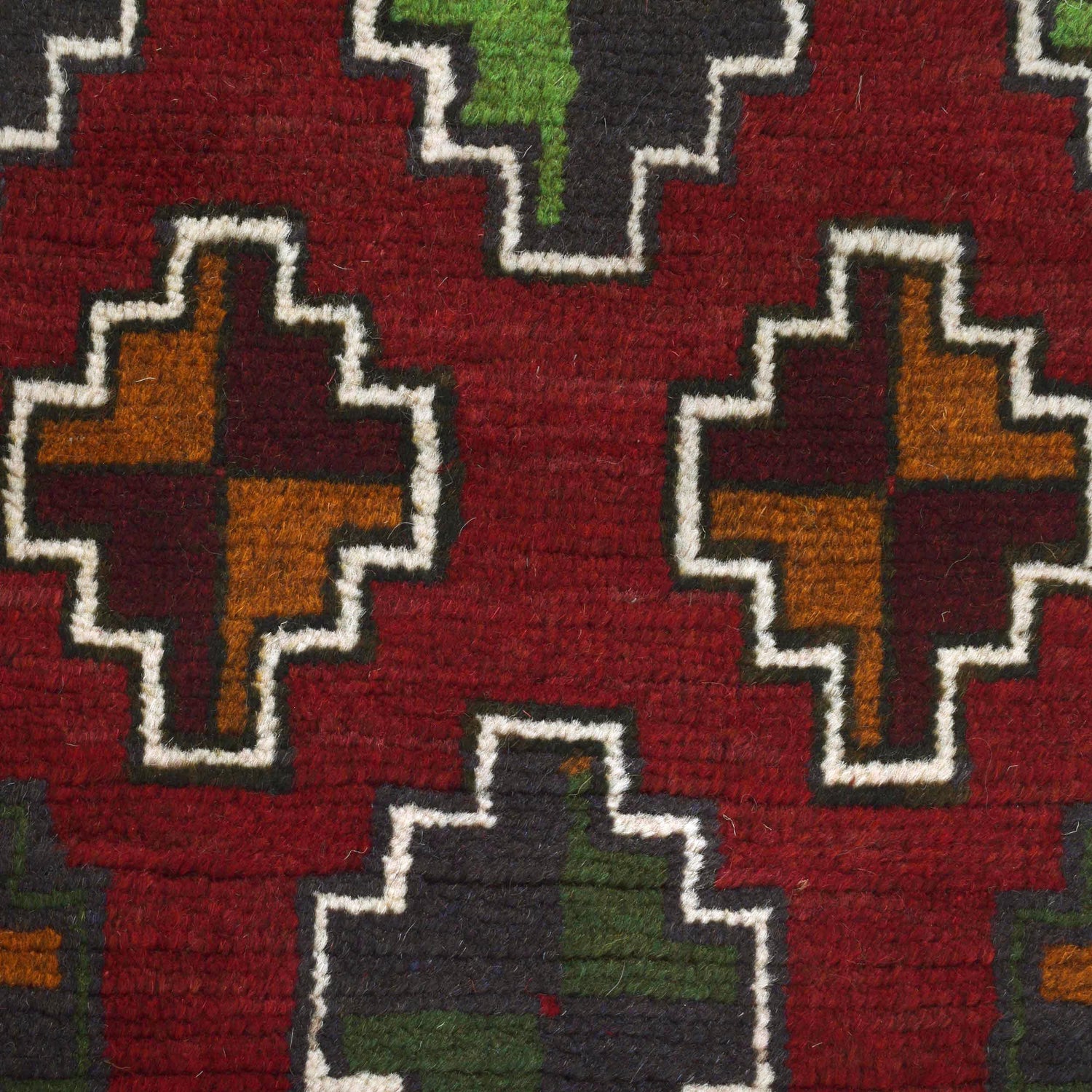 Traditional Handwoven Baluch Runner 2' 3" x 6' 0" ft / 69 x 184 cm - No. G19768