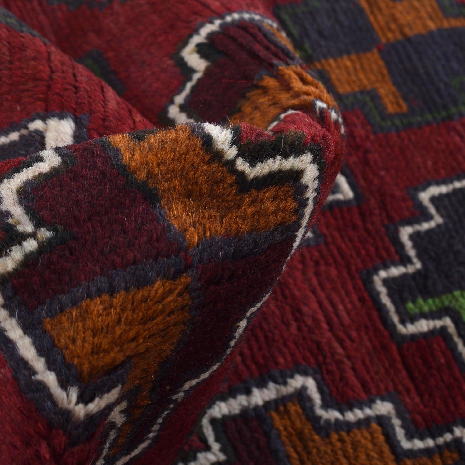 Traditional Handwoven Baluch Runner 2' 3" x 6' 0" ft / 69 x 184 cm - No. G19768