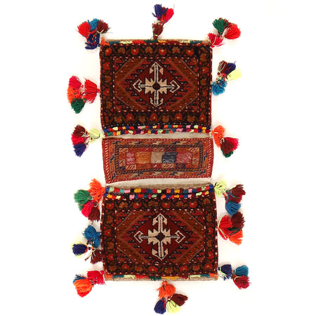 Khorjin Saddle Carpet 1' 2" x 2' 7" ft / 36 x 79 cm - No. G22334