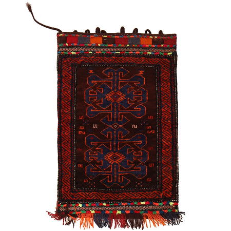 Handmade Balisht Area Rug 1' 11" x 2' 11" ft / 59 x 90 cm - No. G22342