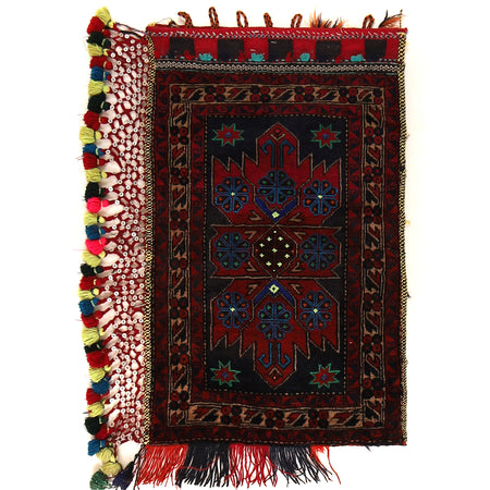 Hand Knotted Balisht Carpet 1' 11" x 3' 1" ft / 58 x 94 cm - No. G22348