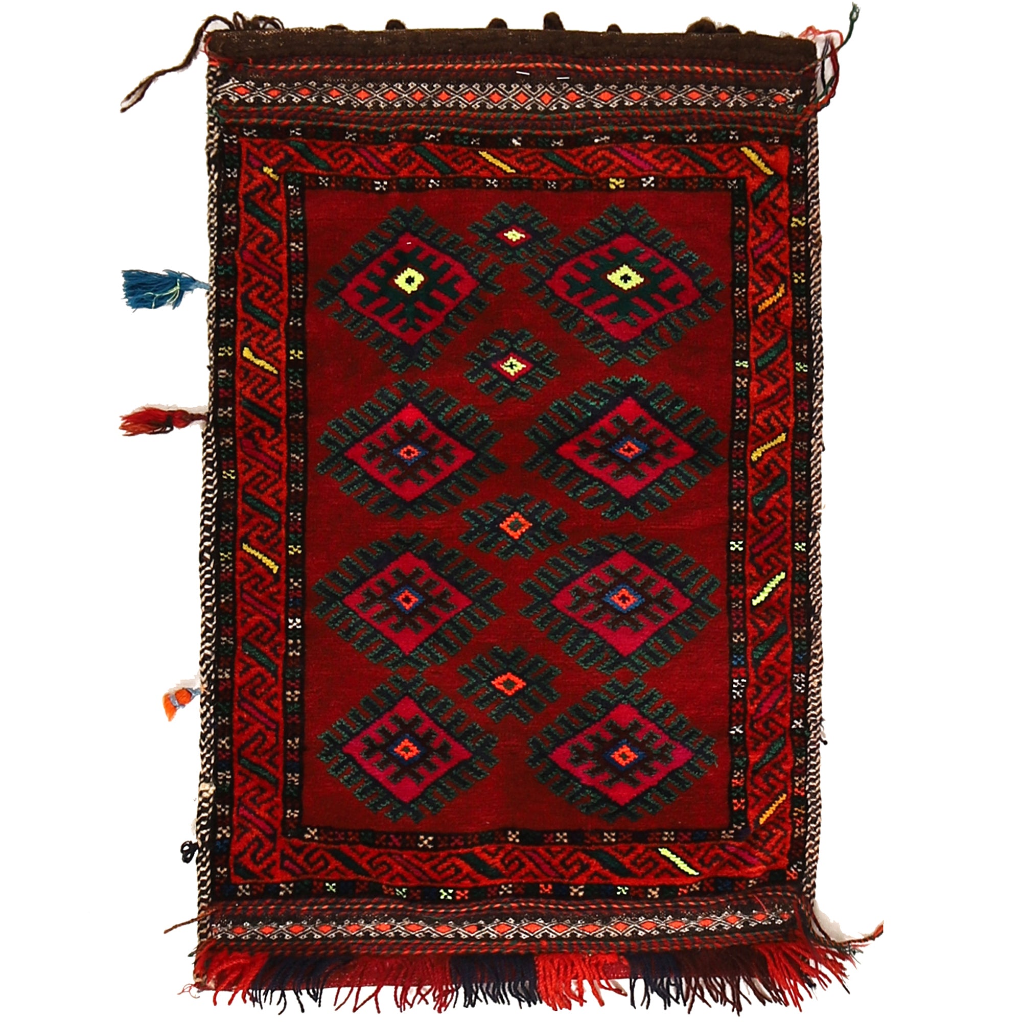 Afghan Balisht Cushion Rug 1' 11" x 2' 11" ft / 58 x 89 cm - No. G22357