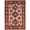 Handmade Kazak Area Rug 3' 5" x 4' 10" ft / 104 x 148 cm - No. G22655