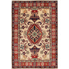 Hand knotted Kazak Carpet 3' 6" x 5' 1" ft / 106 x 156 cm - No. G22663