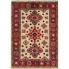 Hand Knotted Kazak Oriental Rug 2' 9" x 3' 11" ft / 85 x 120 cm - No. G22671