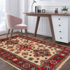 Hand Knotted Kazak Oriental Rug 2' 9" x 3' 11" ft / 85 x 120 cm - No. G22671