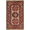 Handmade Kazak Area Rug 2' 7" x 4' 2" ft / 78 x 126 cm - No. G22681