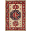 Ivory Color Kazak Rug 2' 9" x 4' 0" ft / 83 x 122 cm - No. G22683