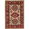 Hand Knotted Kazak Oriental Rug 2' 9" x 4' 0" ft / 85 x 121 cm - No. G22688