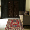 Handmade Kazak Area Rug 2' 9" x 3' 11" ft / 83 x 119 cm - No. G22693