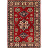 Hand Knotted Kazak Oriental Rug 3' 3" x 4' 7" ft / 98 x 139 cm - No. G22714