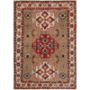 Handmade Kazak Area Rug 3' 3" x 4' 10" ft / 100 x 147 cm - No. G22741