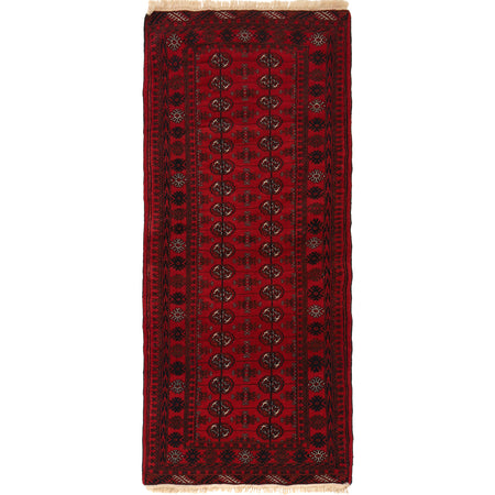 Oriental Bukhara Area Runner Rug 2' 7" x 6' 3" ft / 79 x 191 cm - No. G22933