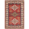 Red Kazak Rug 3' 5" x 4' 10" ft / 103 x 147 cm - No. G22983