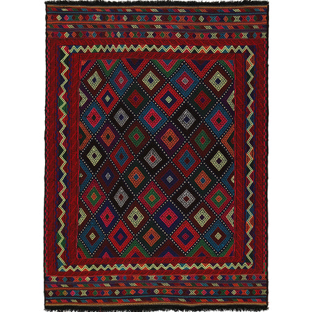 Handmade Suzani Kilim 4' 11" x 6' 11" ft / 150 x 212 cm - No. G22999