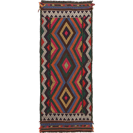 Handmade Suzani Kilim Runner 2' 2" x 5' 5" ft / 65 x 165 cm - No. G23650