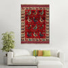 Hand Knotted Birds Pictorial Area Rug 4' 4" x 6' 2" ft / 131 x 187 cm - No. G23685