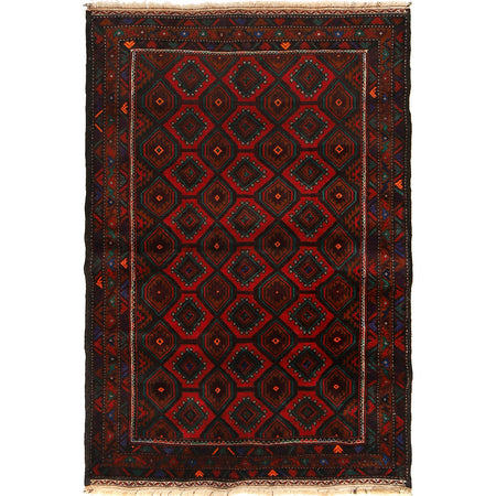 Traditional Baloch Rug 3' 10" x 6' 0" ft / 117 x 183 cm - No. G23786