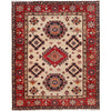 Handmade Kazak Area Rug 5' 1" x 6' 3" ft / 154 x 190 cm - No. G24120