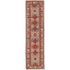 Hand knotted Kazak Runner Rugs 2' 6" x 9' 6" ft / 76 x 290 cm - No. G24121