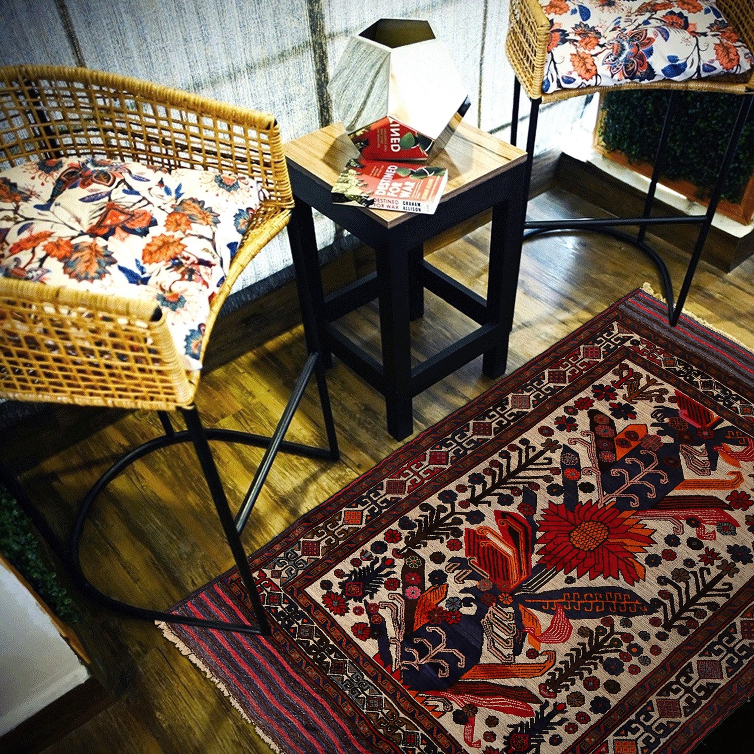 Handmade Barjista Kilim Rug 3' 10" x 6' 1" ft / 116 x 186 cm - No. G24187