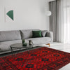 Red Color Khal Mohammadi Rug 4' 11" x 6' 10" ft / 150 x 208 cm - No. G24283