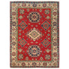 Hand Knotted Kazak Oriental Rug 4' 11" x 6' 8" ft / 150 x 204 cm - No. G24289