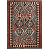 Hand Knotted Afghan Style Kilim 4' 11" x 6' 6" ft / 149 x 199 cm - No. G24310