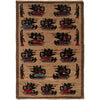 Handmade Afghan War Area Rug 6' 4" x 9' 4" ft / 192 x 285 cm - No. G24865