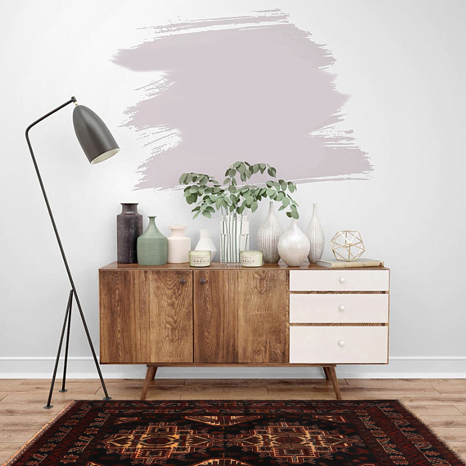 Hand Knotted Baluchi Rug 3' 11" x 5' 3" ft / 120 x 161 cm - No. G24894