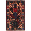 Tribal Baloch Rug 3' 1" x 4' 11" ft / 94 x 151 cm - No. G24902