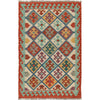 Hand Knotted Flatweave Kilim 3' 5" x 5' 3" ft / 105 x 161 cm - No. G24993