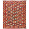 Hand Knotted Flatweave Kilim 8' 5" x 9' 11" ft / 257 x 301 cm - No. G25072