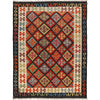 Hand Knotted Flatweave Kilim 4' 11" x 6' 7" ft / 150 x 200 cm - No. G25078