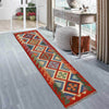 Hand Knotted Flatweave Kilim Runner 1' 10" x 6' 7" ft / 56 x201 cm - No. G25083