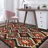 Small Size Chobi Kilim 3' 4" x 4' 8" ft / 101 x 143 cm - No. G25100