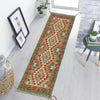 Short Kilim Runner 1' 9" x 4' 11" ft / 53 x151 cm - No. G25180