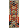 Hand Woven Wool Kelim Runner 1' 9" x 4' 11" ft / 53 x150 cm - No. G25190