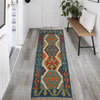 Short Chobi Kilim Runner 1' 9" x 4' 6" ft / 53 x137 cm - No. G25196