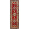 Red Color Kazak Runner Rug 2' 8" x 9' 7" ft / 82 x 292 cm - No. G25225