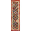 Hand Made Afghan Kilim Runner 2' 7" x 9' 7" ft / 80 x293 cm - No. G25233