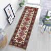 Hand Knotted Kazak Oriental Runner Rug 2' 1" x 5' 8" ft / 63 x 172 cm - No. G25242