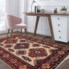 Hand knotted Kazak Carpet 3' 3" x 4' 11" ft / 100 x 150 cm - No. G25248