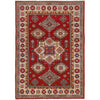 Red Color Kazak Rug 4' 11" x 7' 1" ft / 151 x 215 cm - No. G25258