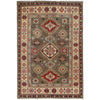 Oriental Kazak Rug 4' 2" x 6' 0" ft / 126 x 183 cm - No. G25362