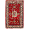 Red Kazak Rug 3' 3" x 5' 0" ft / 100 x 152 cm - No. G25369