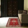 Red Kazak Rug 3' 3" x 5' 0" ft / 100 x 152 cm - No. G25369