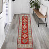 Red Color Kazak Runner Rug 2' 0" x 5' 11" ft / 62 x 180 cm - No. G25866