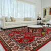 Hand knotted Kazak Carpet 5' 5" x 8' 0" ft / 165 x 245 cm - No. G25873