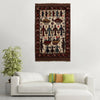 Hand-Knotted Afghan War Carpet 3' 0" x 4' 10" ft / 93 x 148 cm - No. G25890